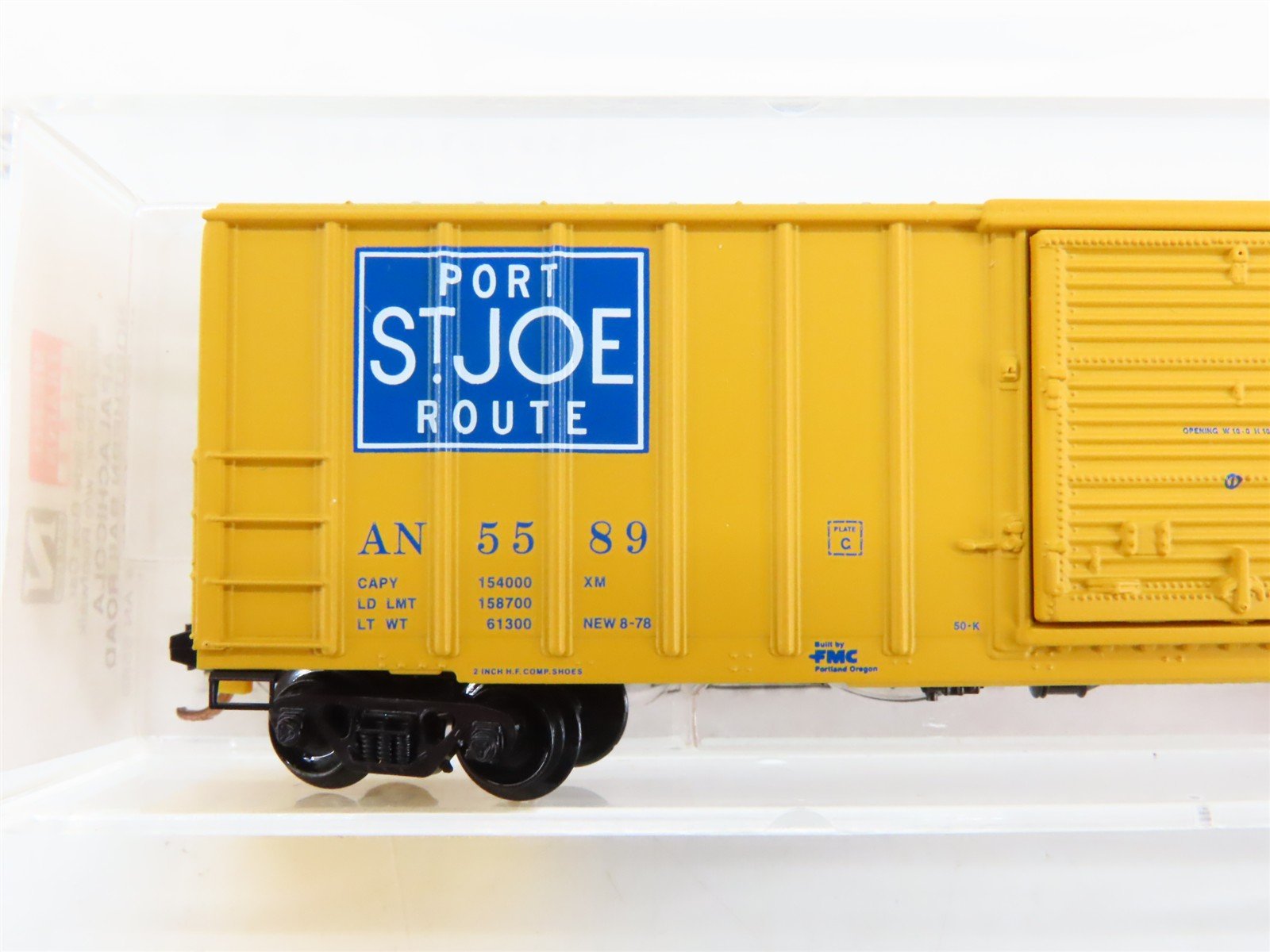 N Scale Micro-Trains 25580 AN Apalachicola Northern 50' Box Car 5589 RTR