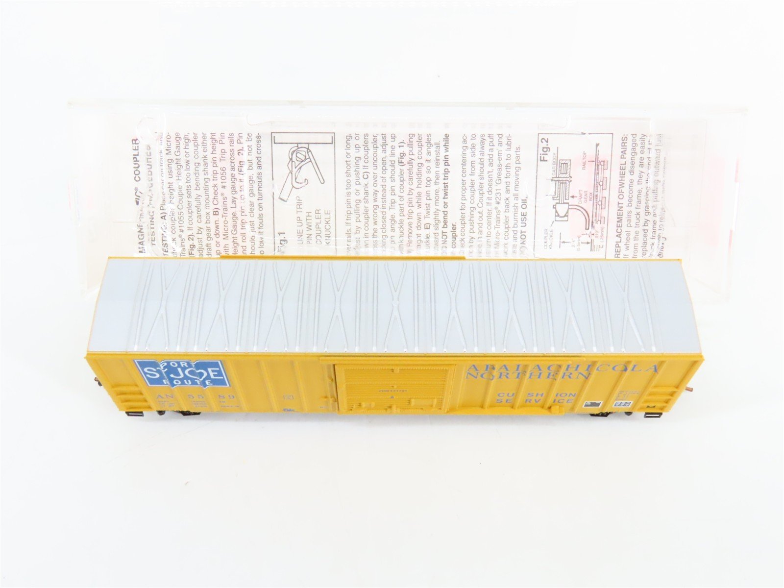 N Scale Micro-Trains 25580 AN Apalachicola Northern 50' Box Car 5589 RTR