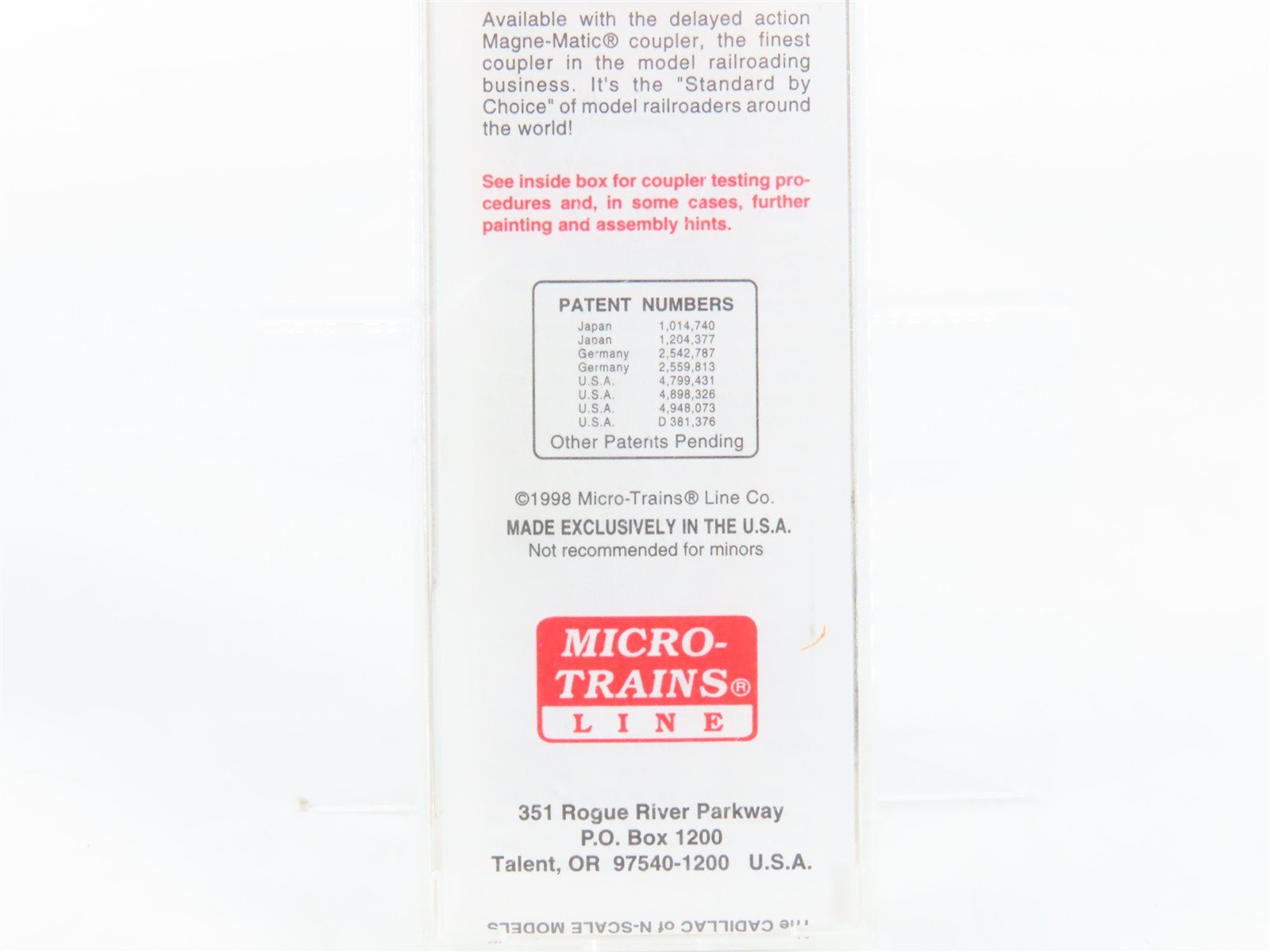 N Scale Micro-Trains 25580 AN Apalachicola Northern 50' Box Car 5589 RTR