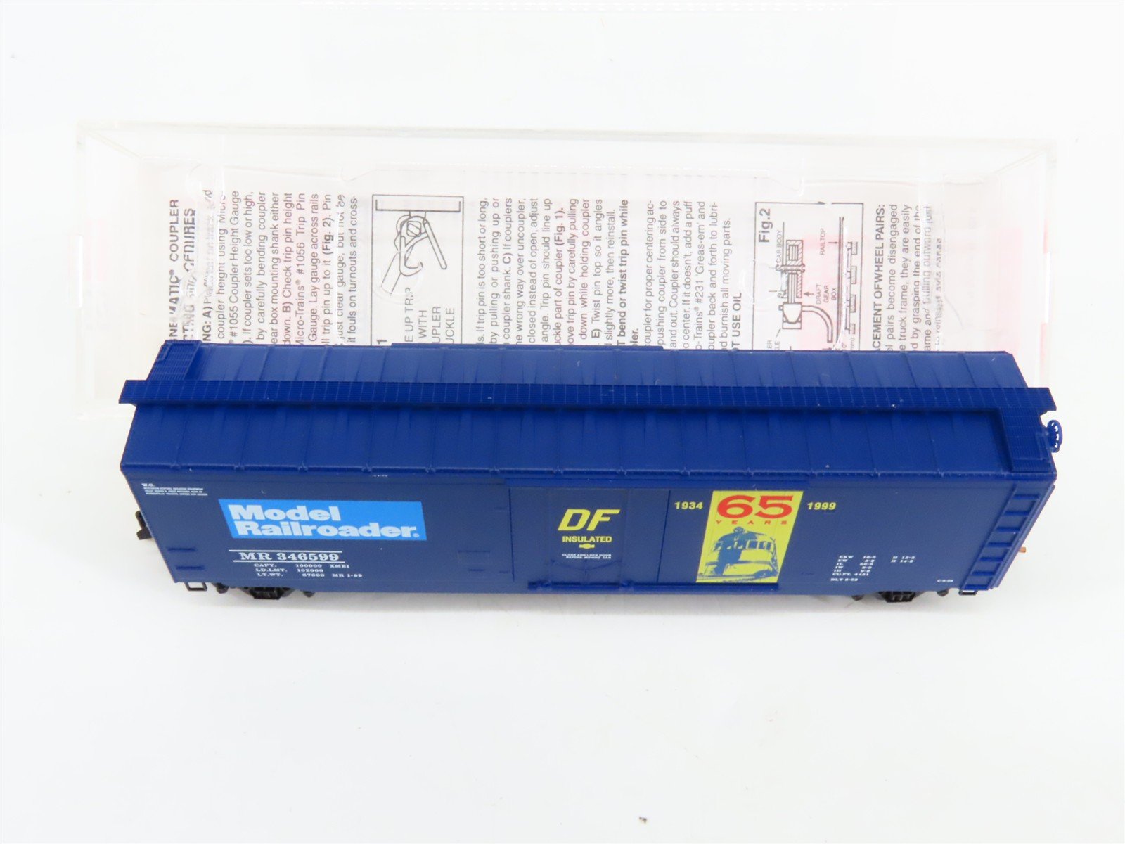 N Scale Micro-Trains 32360 MR Model Railroader 50' Plug Door Box Car 346599 RTR