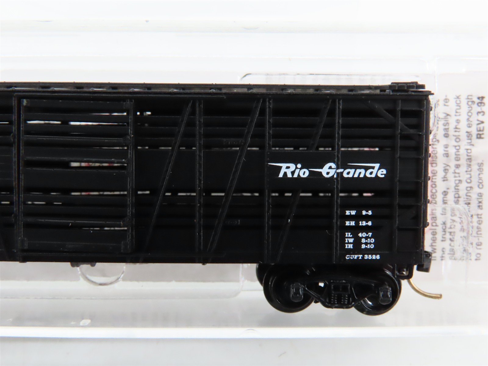 N Scale Micro-Trains 35090 Denver & Rio Grande Western 40' Stock/Cattle Car RTR