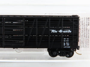 N Scale Micro-Trains 35090 Denver & Rio Grande Western 40' Stock/Cattle Car RTR