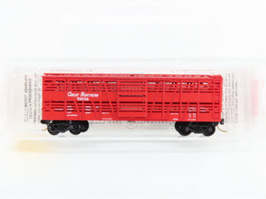 N Scale Micro-Trains 35020 GN Great Northern 40' Stock/Cattle Car 55256 RTR