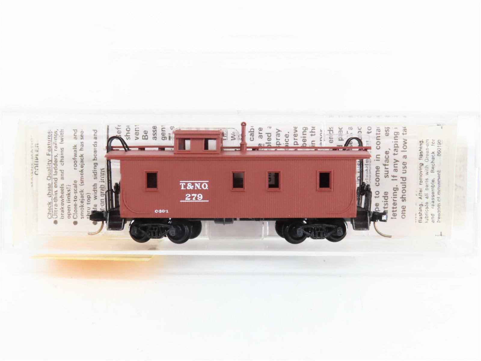 N Scale Micro-Trains 50210 Texas & New Orleans 34' Wood Sheathed Caboose RTR