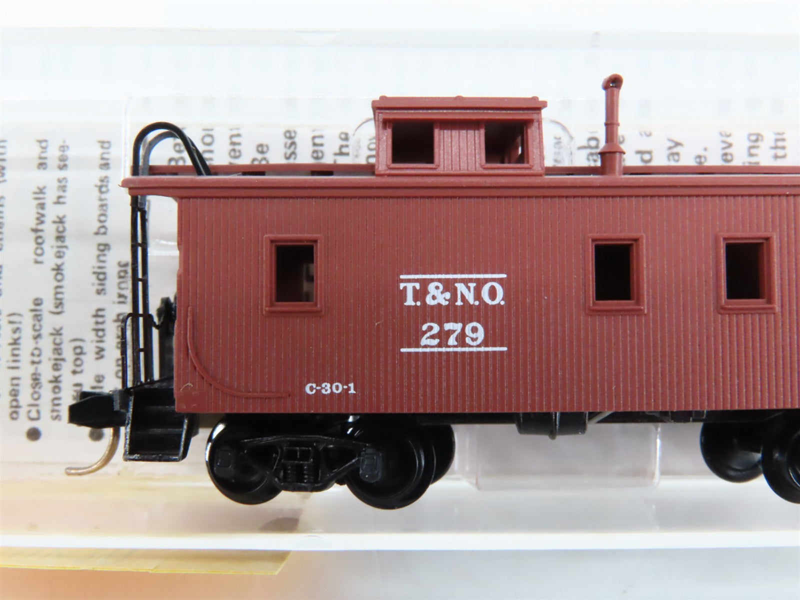 N Scale Micro-Trains 50210 Texas & New Orleans 34' Wood Sheathed Caboose RTR