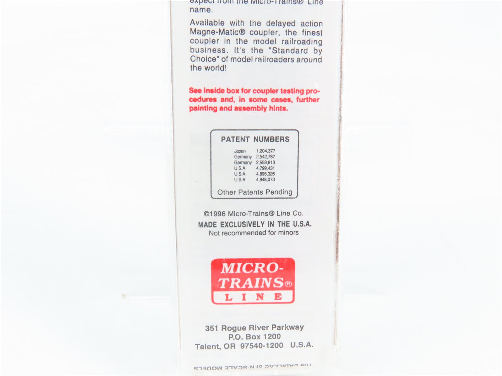 N Scale Micro-Trains 23230 UP Union Pacific 40' Double Door Box Car 9147 RTR