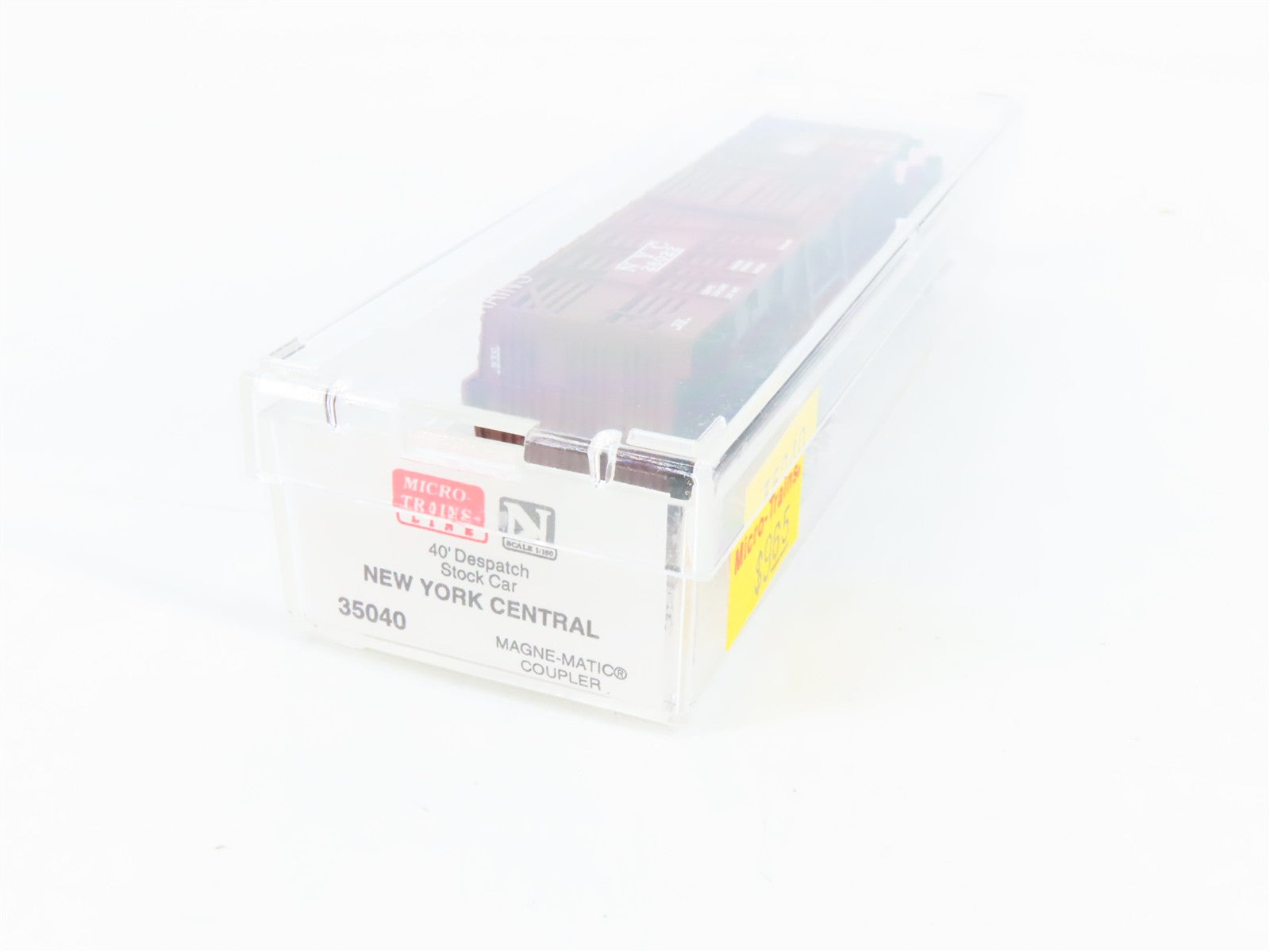 N Scale Micro-Trains 35040 NYC New York Central 40' Stock/Cattle Car 28022 RTR