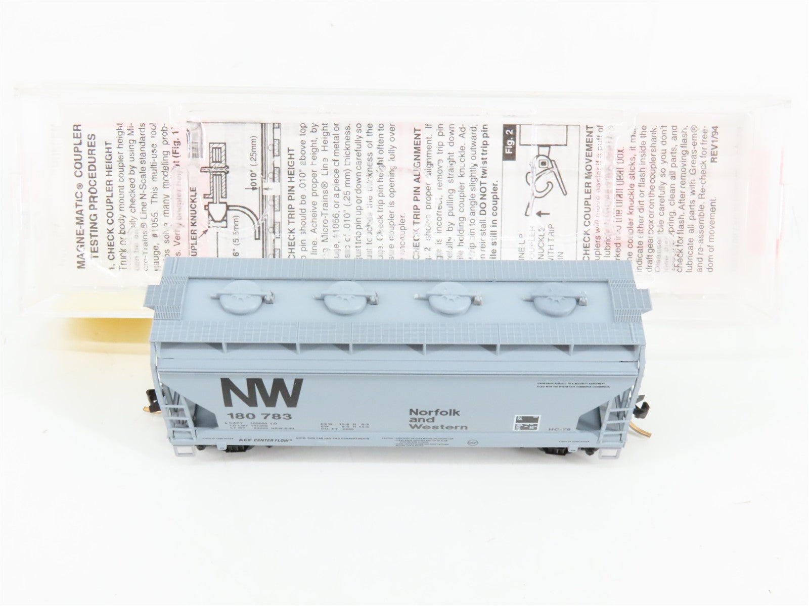 N Scale Micro-Trains 92050 NW Norfolk & Western Hopper 180783 RTR