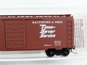 N Scale Micro-Trains 20346 B&O Baltimore & Ohio 40' Box Car 470687 RTR