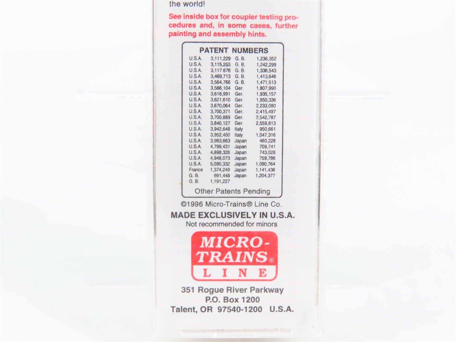 N Scale Micro-Trains 20346 B&O Baltimore & Ohio 40' Box Car 470687 RTR