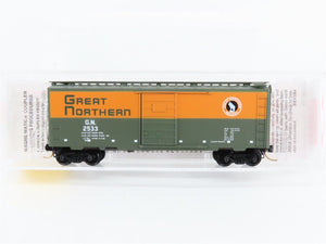 N Scale Micro-Trains 20226 GN Great Northern 40' Single Door Box Car 2533 RTR