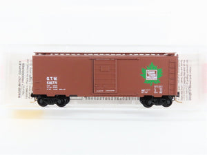 N Scale Micro-Trains 20010 GTW Grand Trunk Western 40' Single Door Box Car RTR