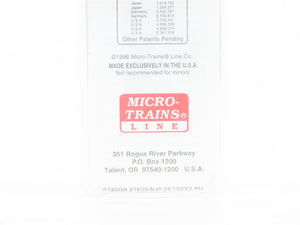 N Scale Micro-Trains 56090 WM Western Maryland 33' 33' Twin Bay Hopper 10801 RTR