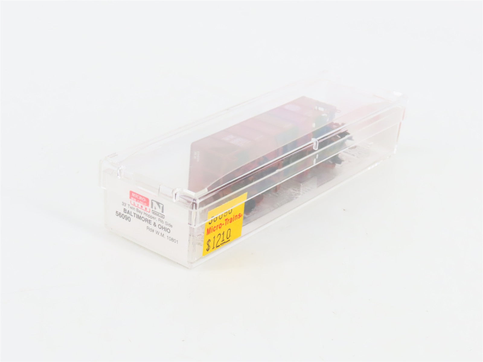 N Scale Micro-Trains 56090 WM Western Maryland 33' 33' Twin Bay Hopper 10801 RTR
