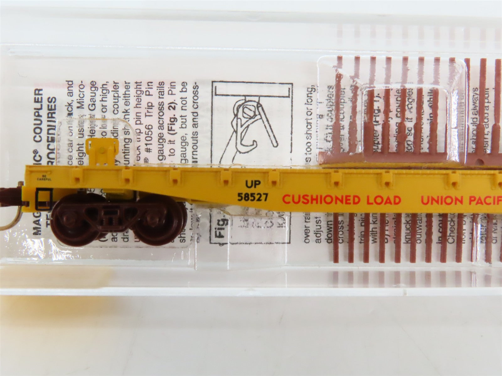 N Scale Micro-Trains 45070 UP Union Pacific 50' Flat Car 58527 RTR