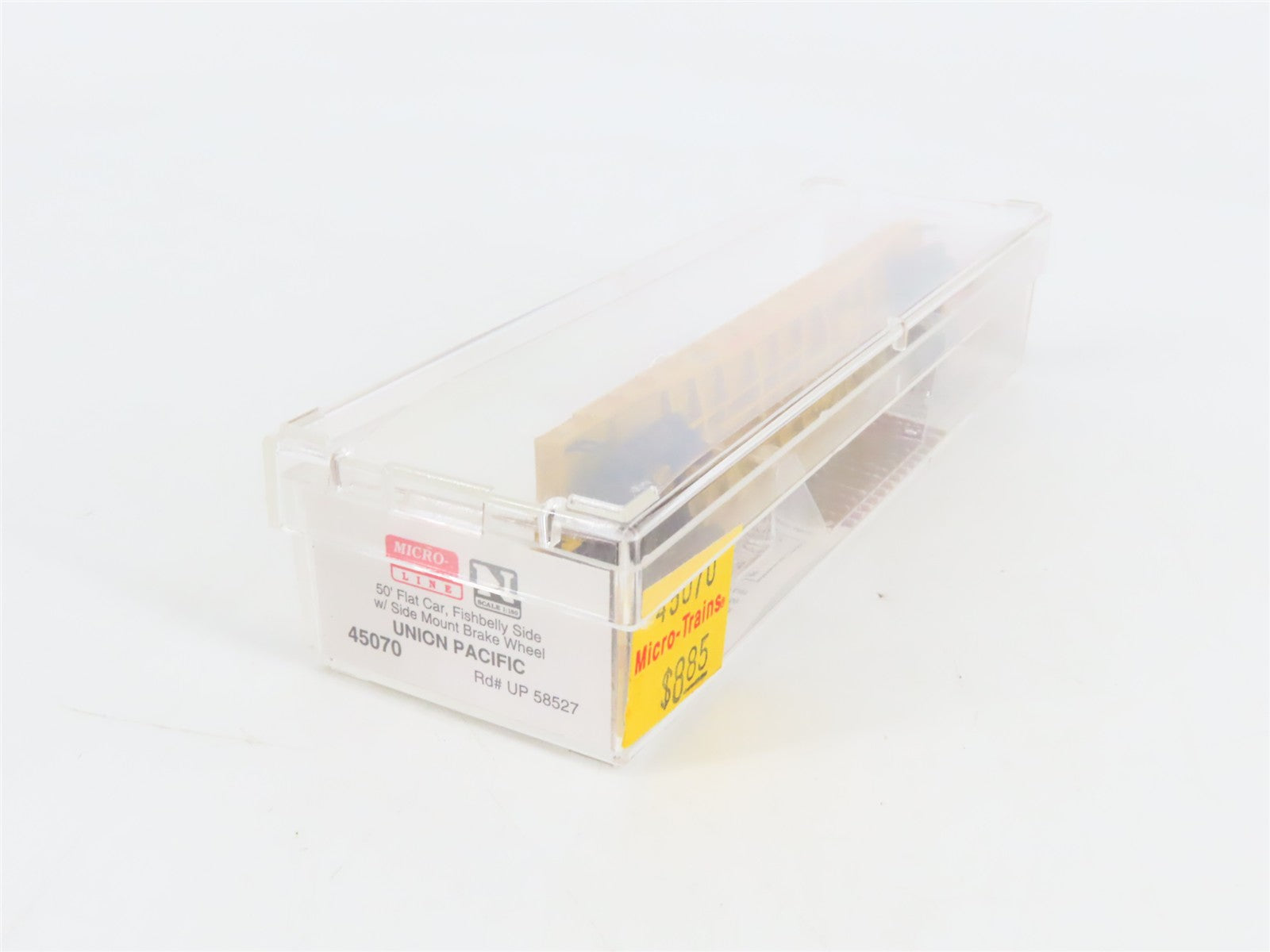 N Scale Micro-Trains 45070 UP Union Pacific 50' Flat Car 58527 RTR