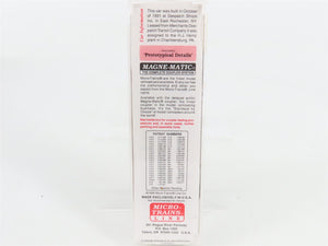 N Scale Micro-Trains 21240 WMRX Western Maryland 40' Plug Door Box Car 14 RTR
