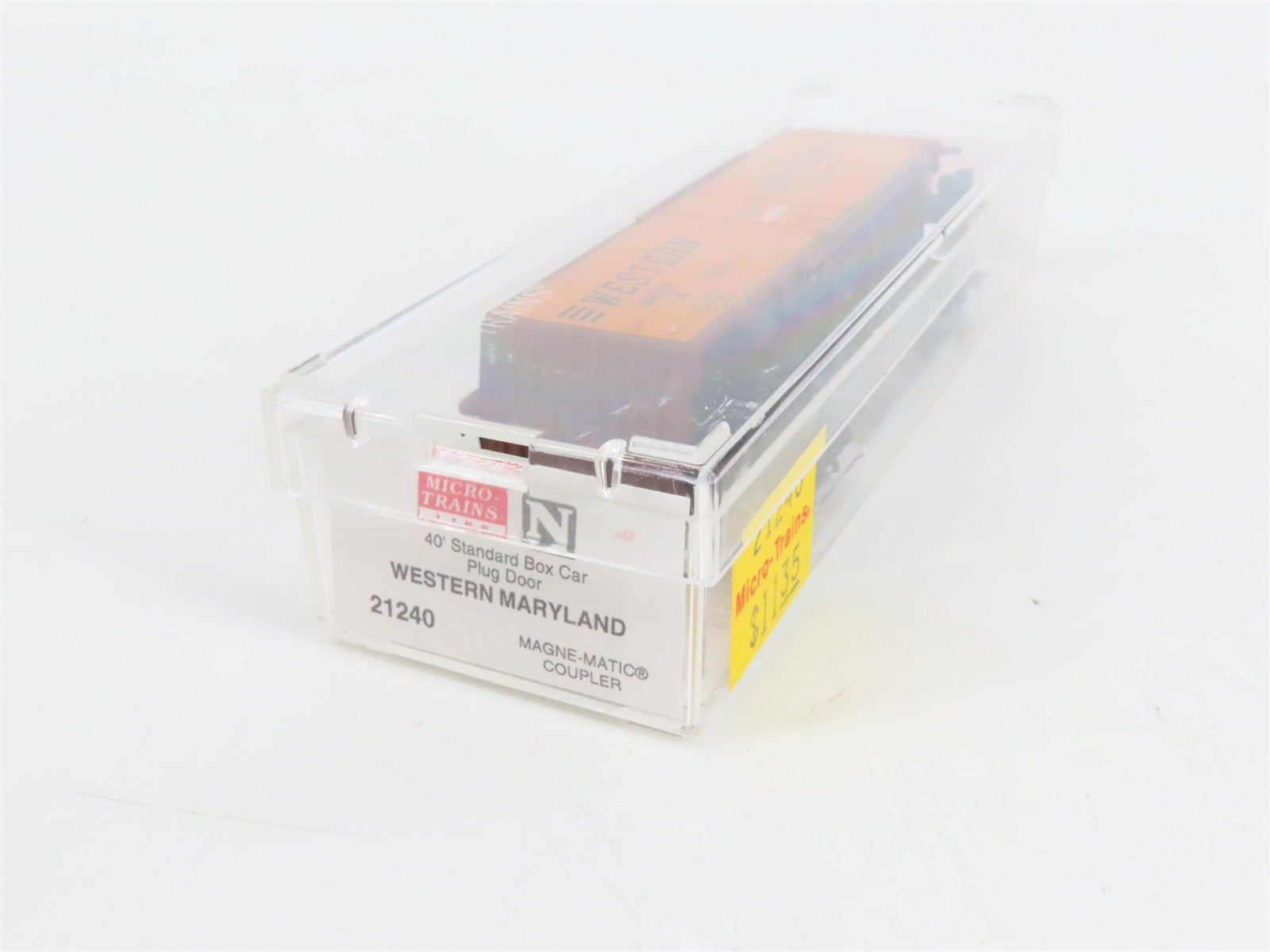 N Scale Micro-Trains 21240 WMRX Western Maryland 40' Plug Door Box Car 14 RTR
