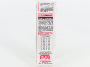 N Scale Micro-Trains 49440 TUX Tivoli Beer 40' Double-Sheathed Wood Reefer #5100