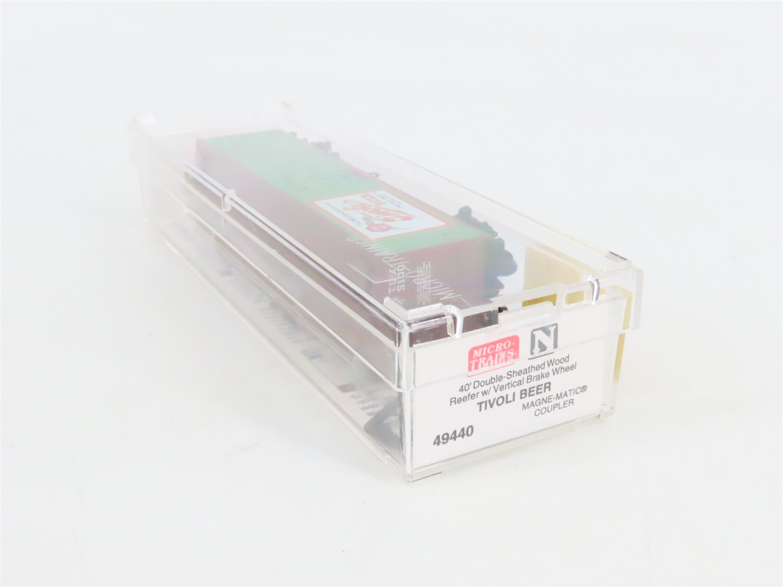 N Scale Micro-Trains 49440 TUX Tivoli Beer 40' Double-Sheathed Wood Reefer #5100