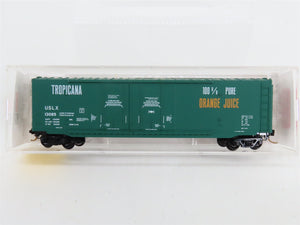 N Scale Micro-Trains 75040 USLX Tropicana 50' Double Plug Door Box Car 13085 RTR
