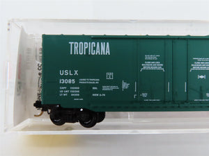 N Scale Micro-Trains 75040 USLX Tropicana 50' Double Plug Door Box Car 13085 RTR