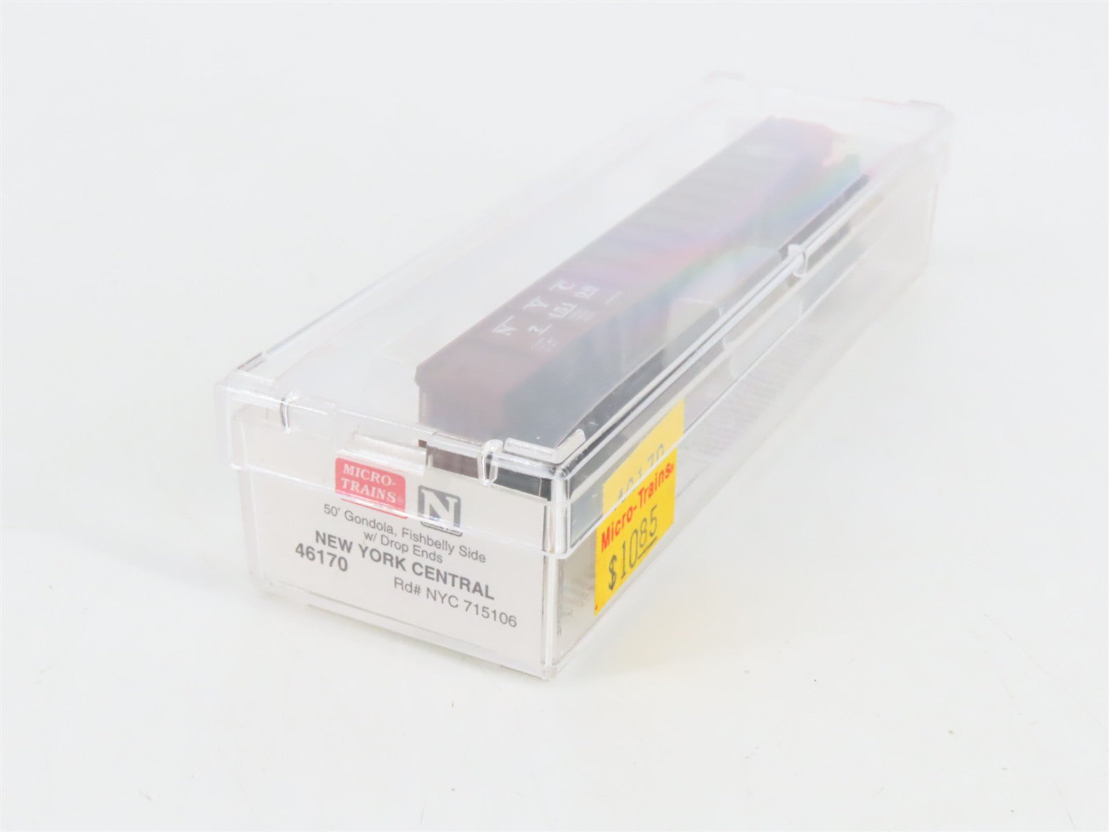 N Scale Micro-Trains 46170 NYC New York Central 50' Drop End Gondola 715106 RTR