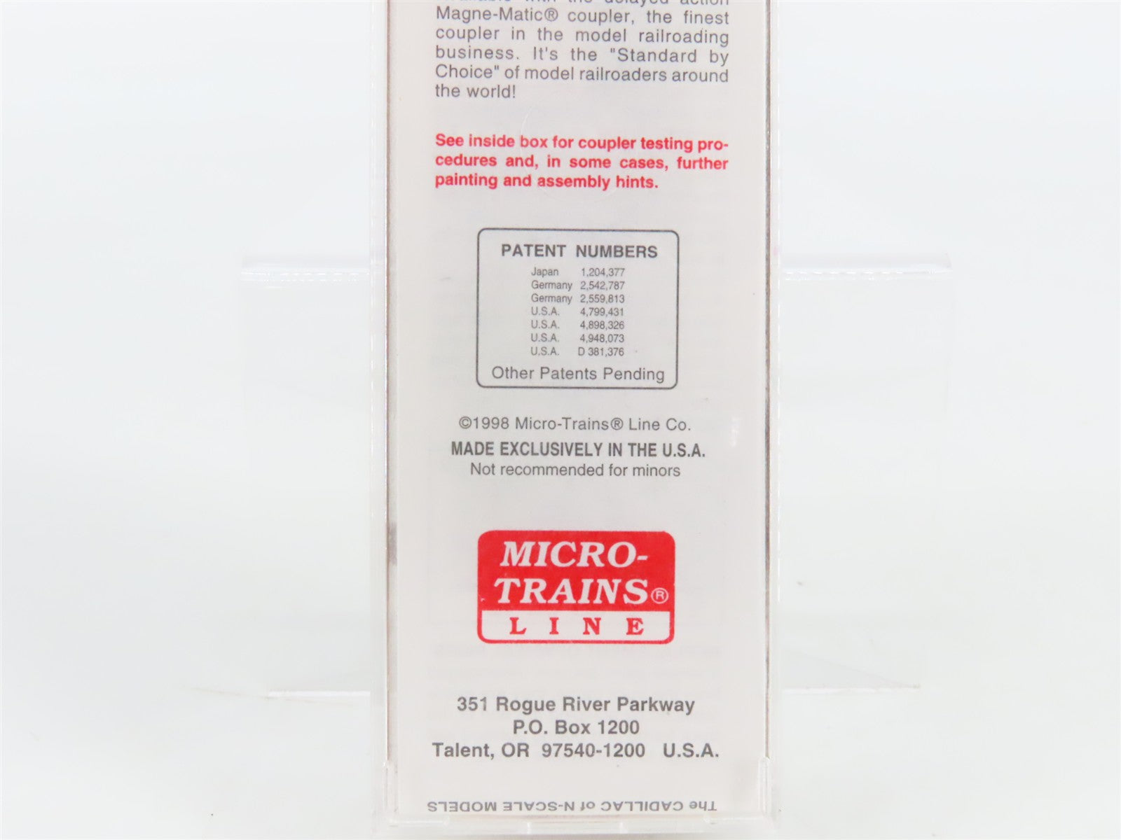 N Scale Micro-Trains 20550 CN Canadian National 40' Box Car 428650 RTR