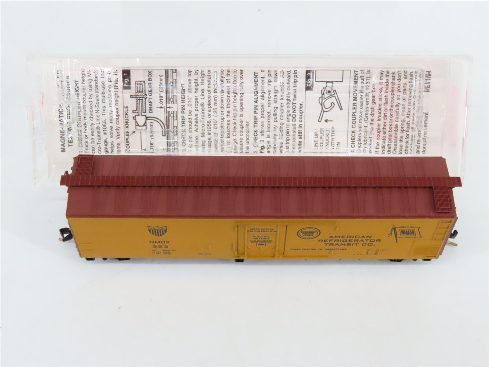 N Scale Micro-Trains 69050 RMDX American Refrigerator Transit 51' Reefer 353 RTR