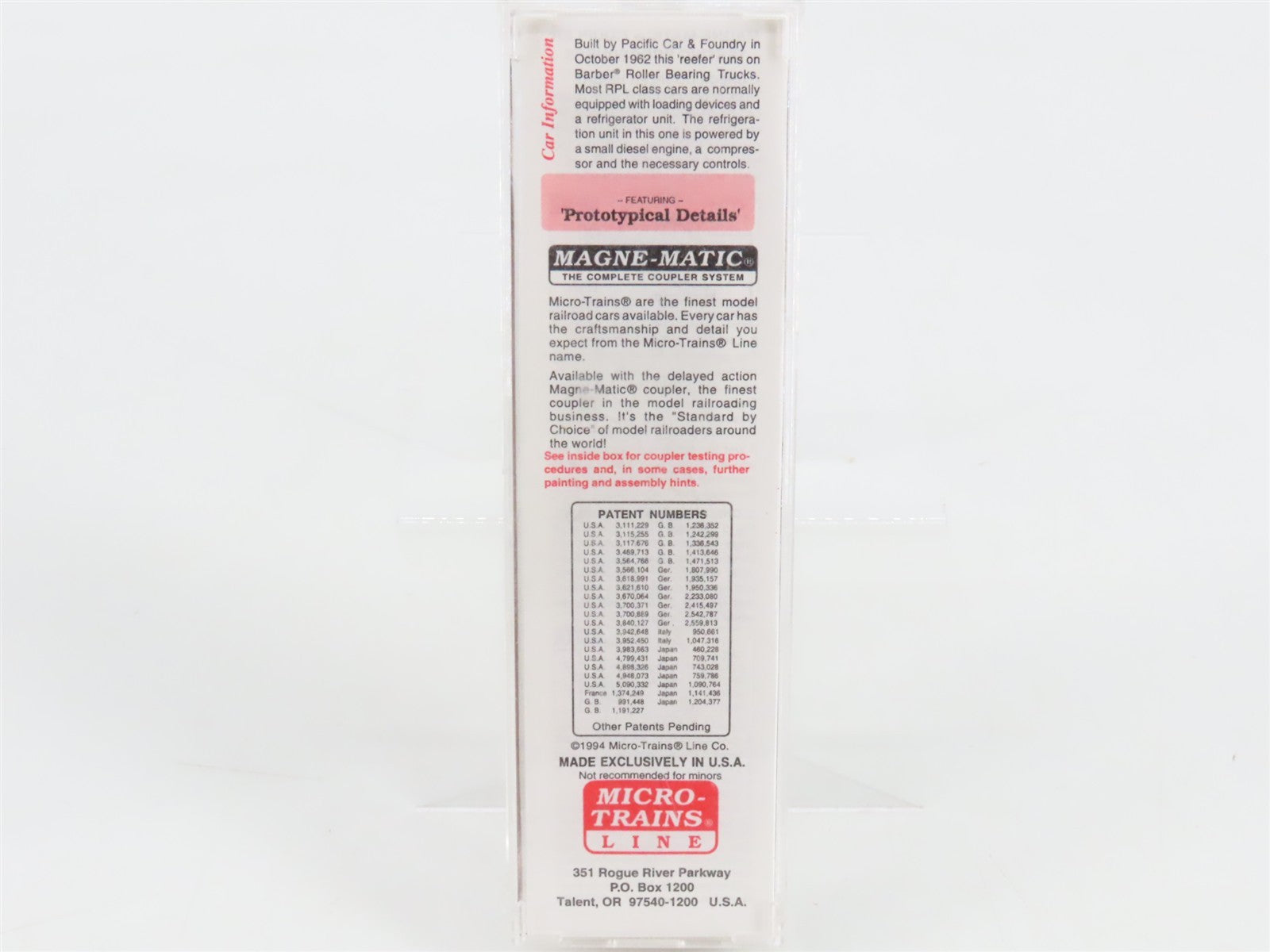 N Scale Micro-Trains 69050 RMDX American Refrigerator Transit 51' Reefer 353 RTR