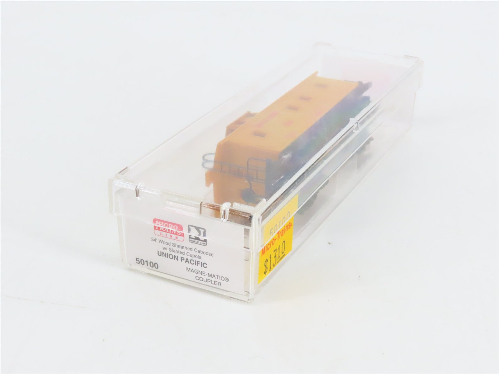 N Scale Micro-Trains 50100 UP Union Pacific 34' Wood Sheathed Caboose 3245 RTR