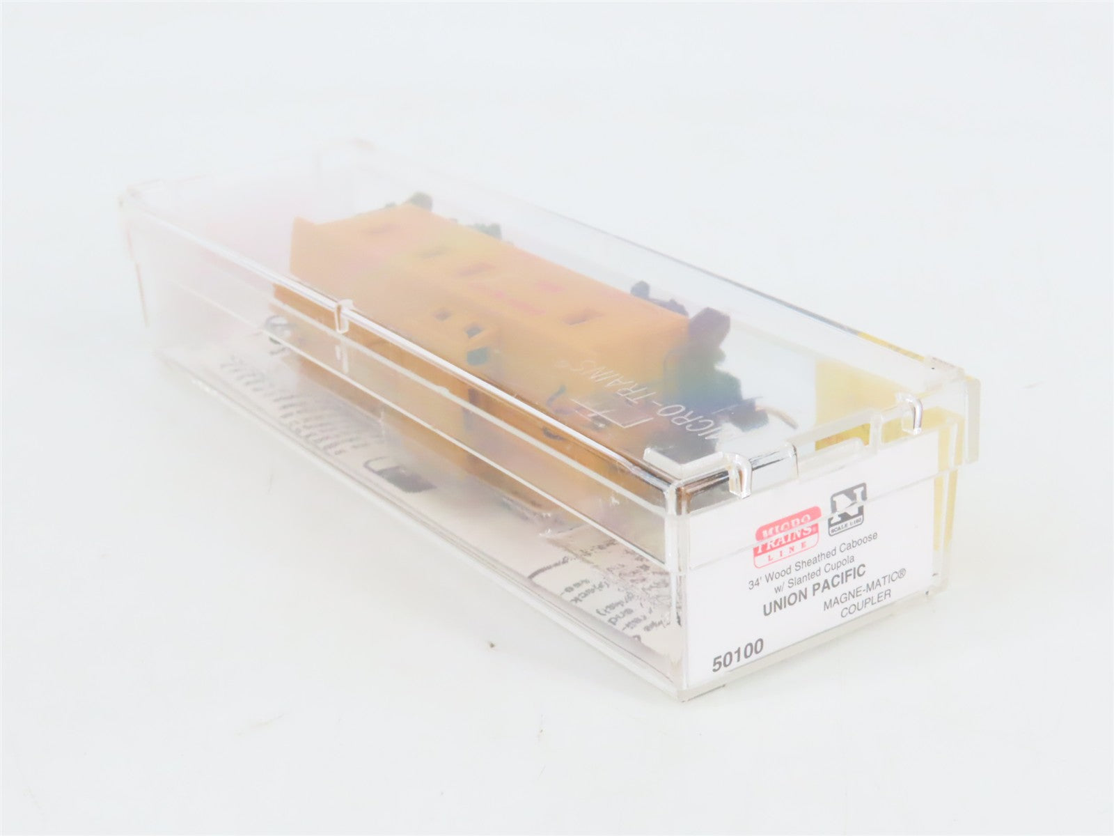 N Scale Micro-Trains 50100 UP Union Pacific 34' Wood Sheathed Caboose 3245 RTR