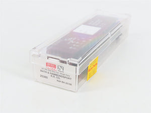 N Scale Micro-Trains 25380 BH Bath & Hammondsport 50' Rib Side Box Car 25105 RTR