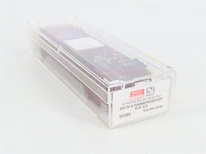 N Scale Micro-Trains 25380 BH Bath & Hammondsport 50' Rib Side Box Car 25105 RTR