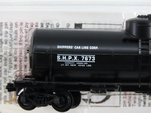 N Scale Micro-Trains 65170 SHPX Shipper's Car Line Corp. 39' Tank Car 7673 RTR