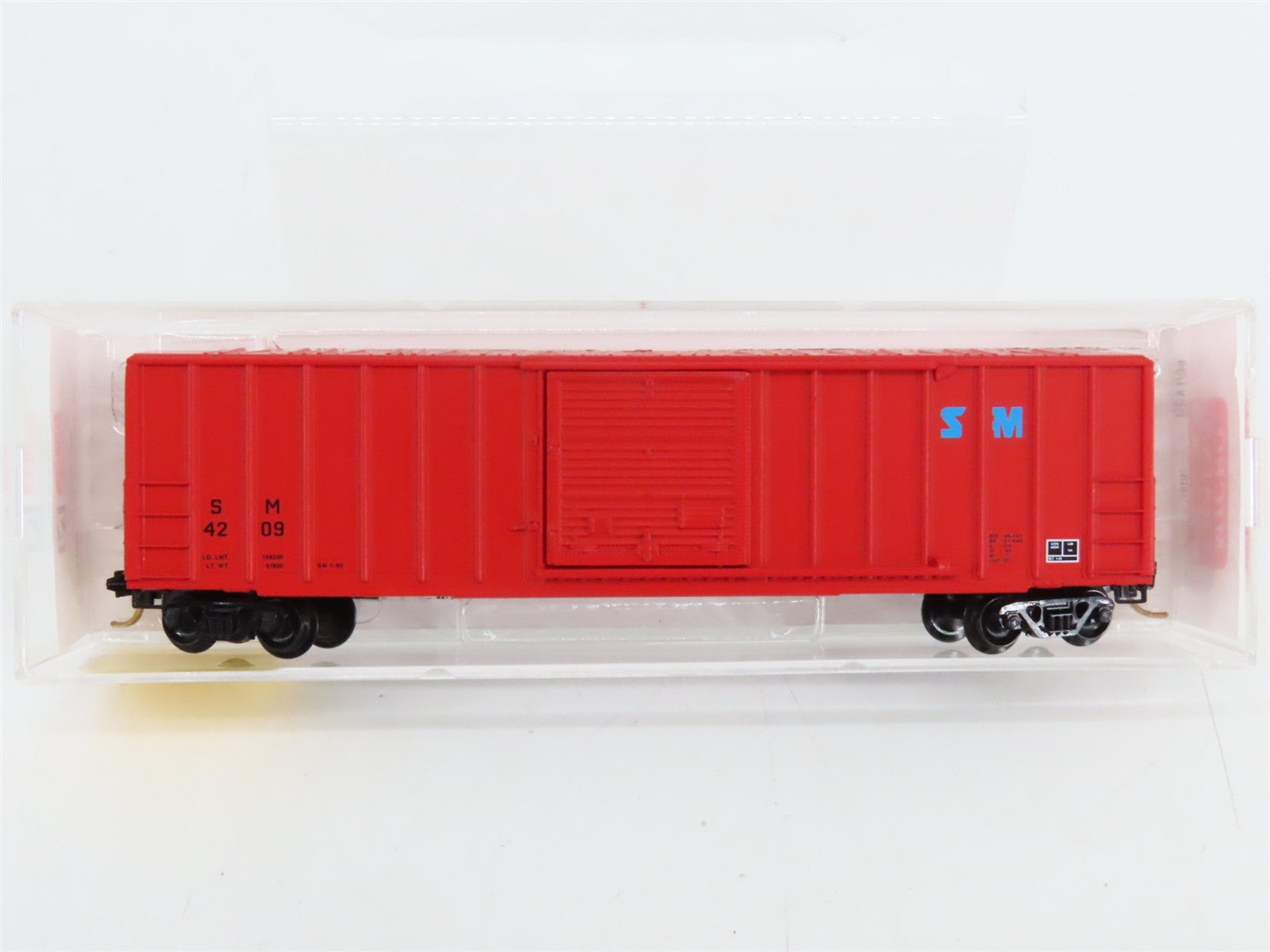 N Scale Micro-Trains 25540 SM St. Marys Railroad 50' Rib Side Box Car 4209 RTR