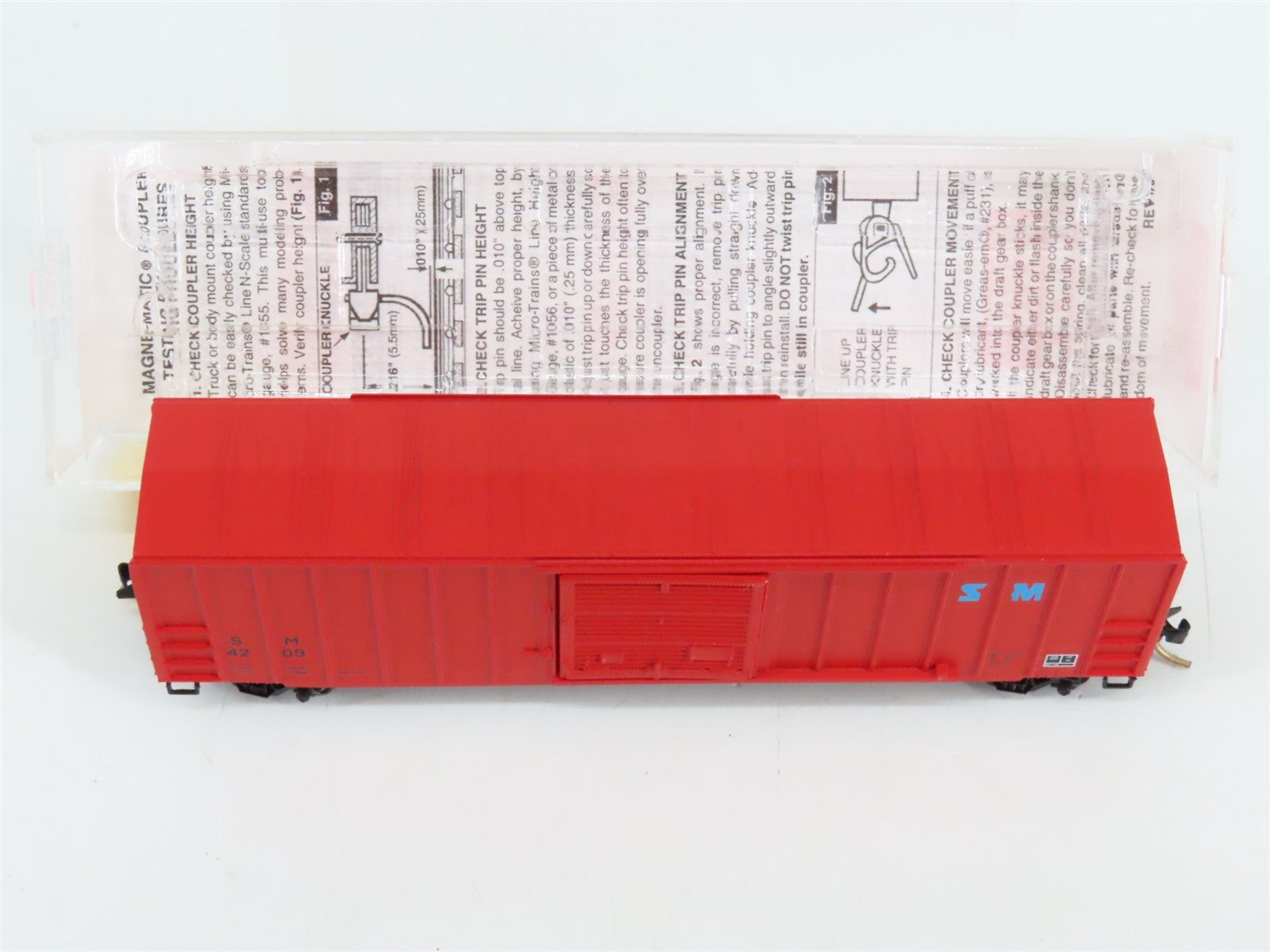 N Scale Micro-Trains 25540 SM St. Marys Railroad 50' Rib Side Box Car 4209 RTR