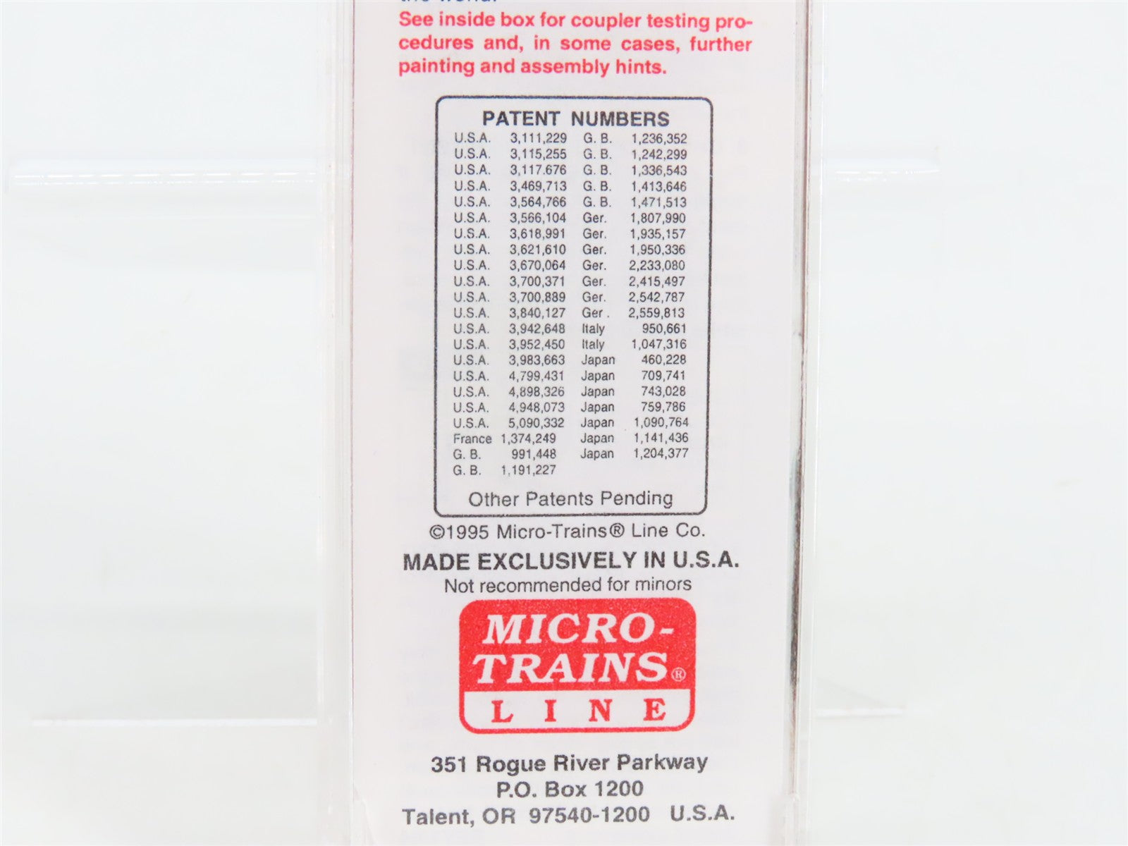 N Scale Micro-Trains 25540 SM St. Marys Railroad 50' Rib Side Box Car 4209 RTR