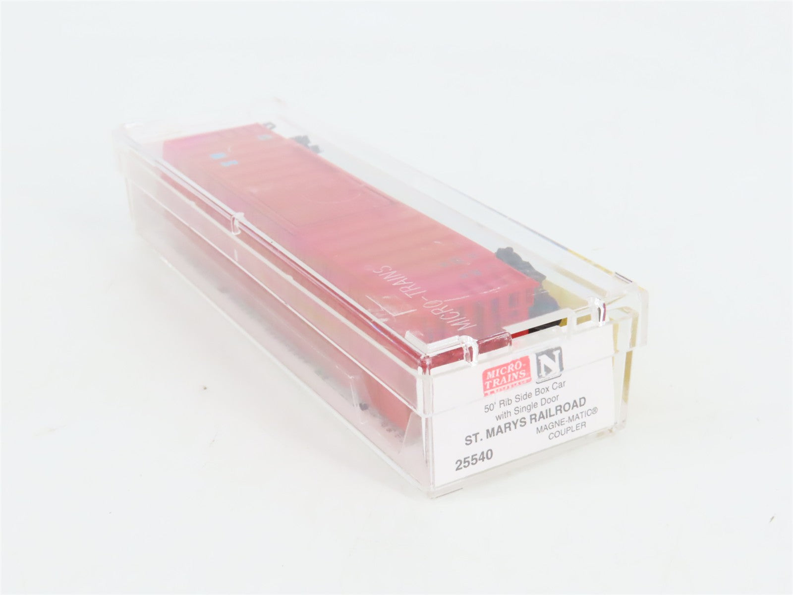 N Scale Micro-Trains 25540 SM St. Marys Railroad 50' Rib Side Box Car 4209 RTR