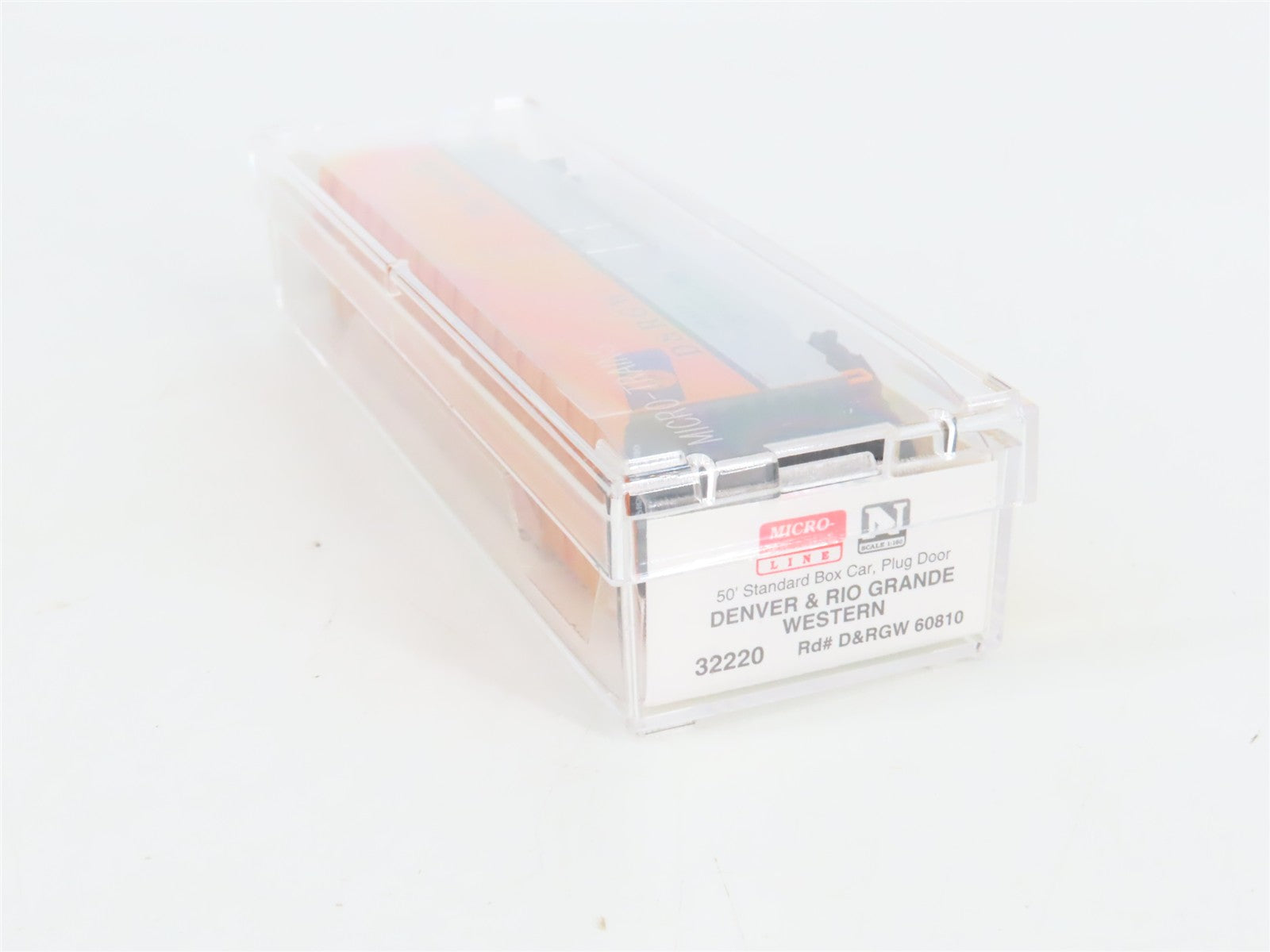 N Scale Micro-Trains 32220 D&RGW Rio Grande 50' Plug Door Box Car #60810