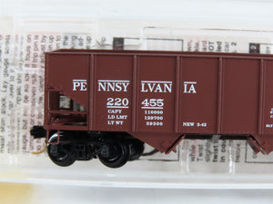 N Scale Micro-Trains 56060 PRR Pennsylvania 33' 2-Bay Hopper 220455 RTR