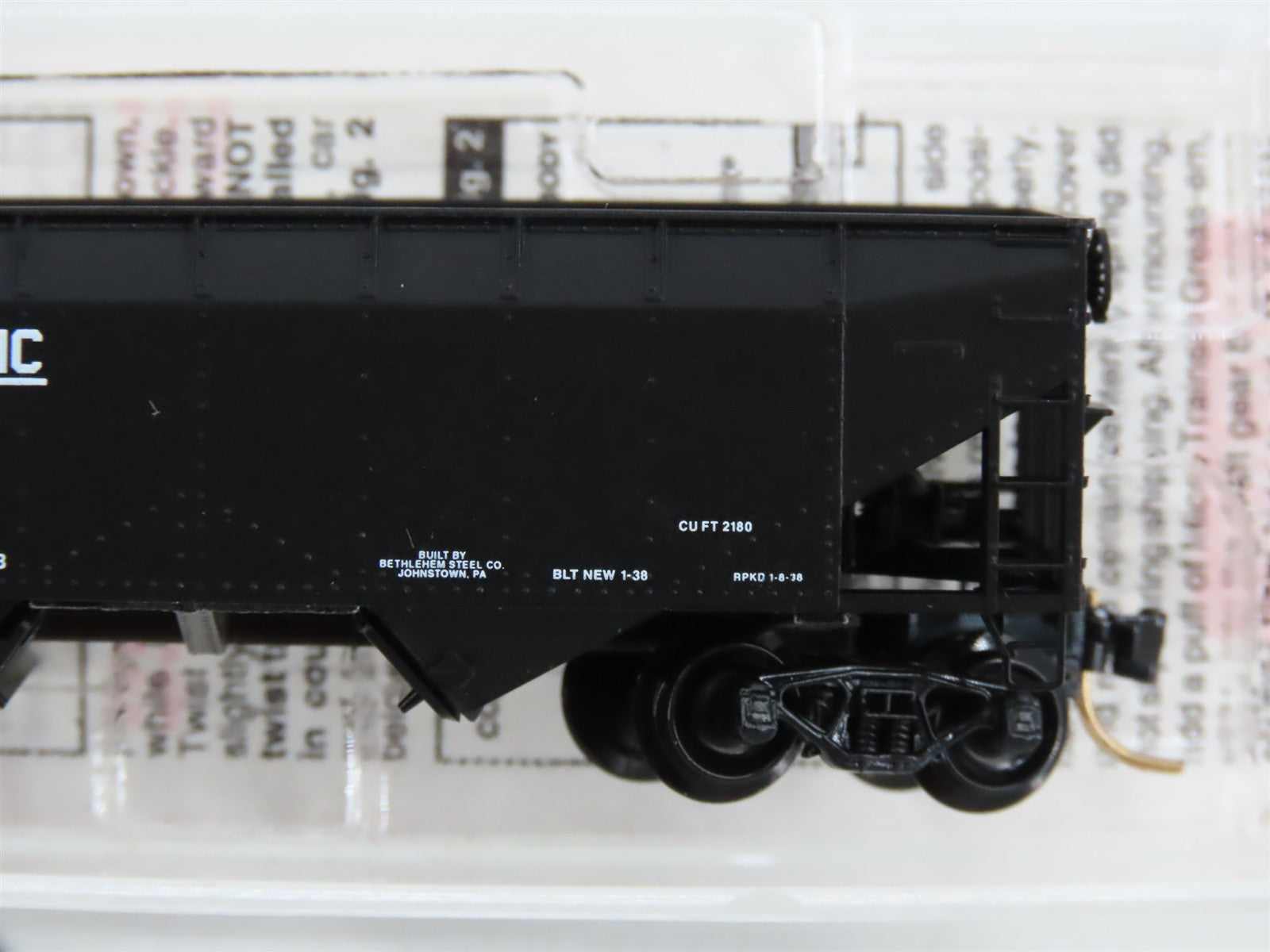 N Scale Micro-Trains 55120 T&P Texas & Pacific 33' 2-Bay Hopper 9006 RTR