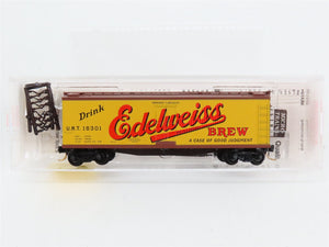 N Scale Micro-Trains 49430 URT Edelweiss Brew 40' Wood Reefer #18301 RTR