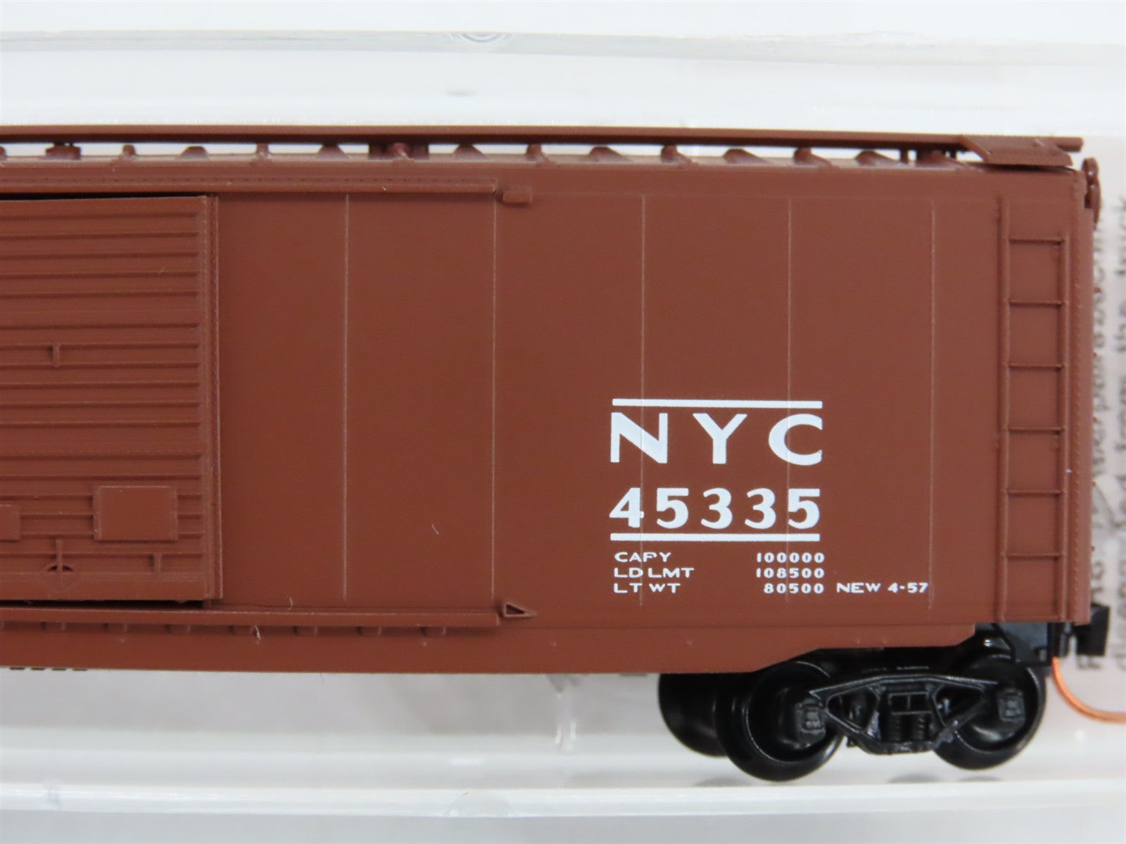 N Scale Micro-Trains 34220 NYC New York Central Early Bird 50' Box Car 45335 RTR
