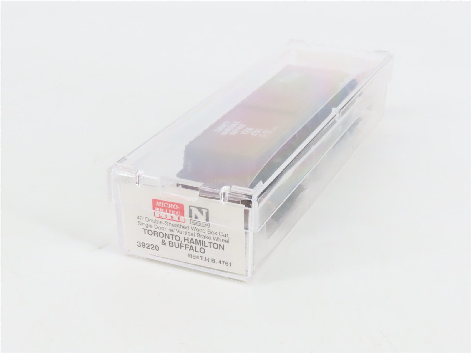 N Scale Micro-Trains 39220 THB Toronto, Hamilton & Buffalo 40' Box Car 4761 RTR
