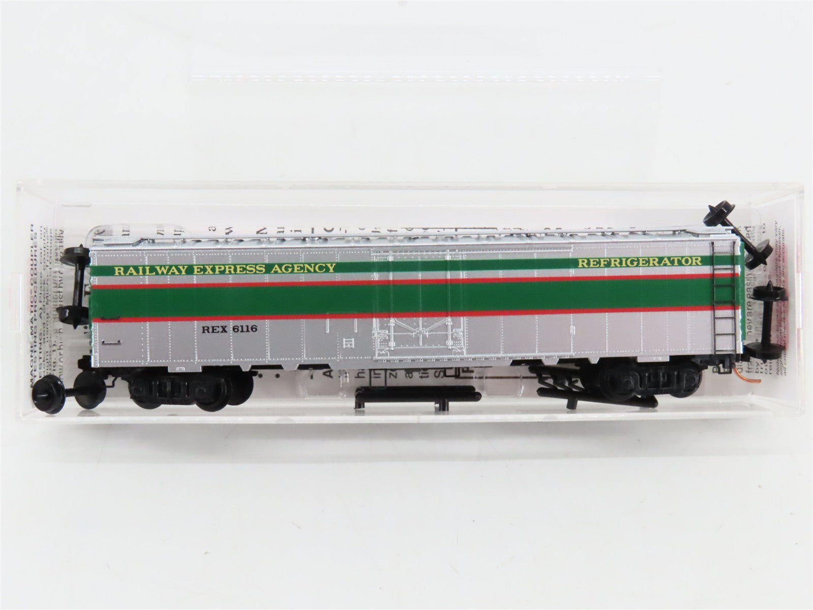 N Scale Micro-Trains 52080 REX Railway Express Agency 52' Reefer 6116 RTR