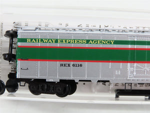 N Scale Micro-Trains 52080 REX Railway Express Agency 52' Reefer 6116 RTR