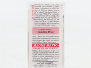 N Scale Micro-Trains 37050 NP Northern Pacific 50' Box Car 7813 RTR