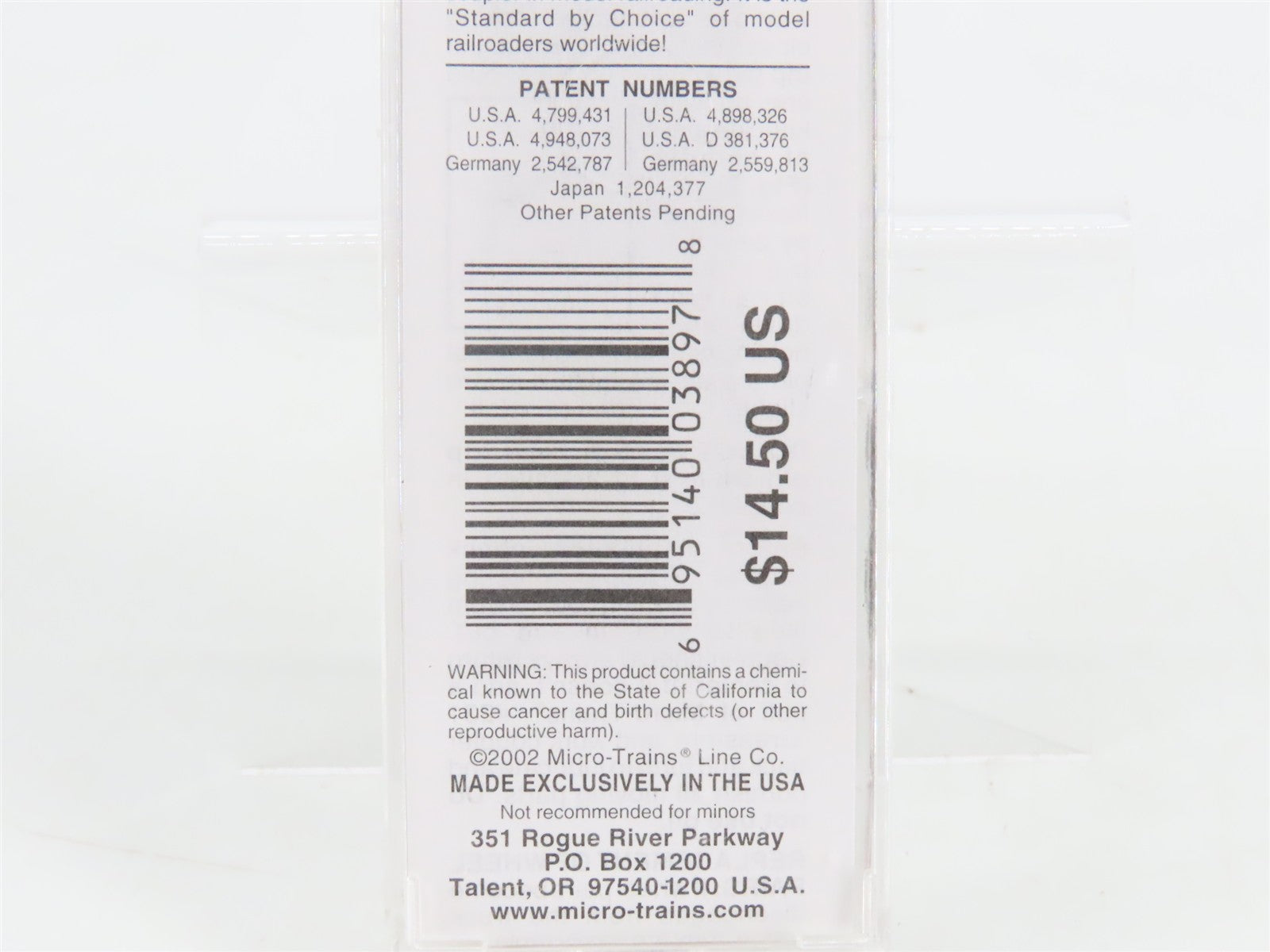 N Scale Micro-Trains 20616 SAL Seaboard Air Line 40' Single Door Box Car #25196