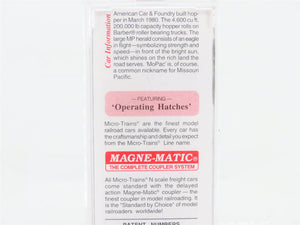 N Scale Micro-Trains 94190 MP Missouri Pacific 3-Bay Covered Hopper 724369 RTR